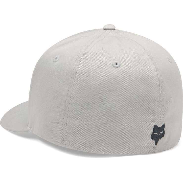 FOX Badge Flexfit Hat Light Grey
