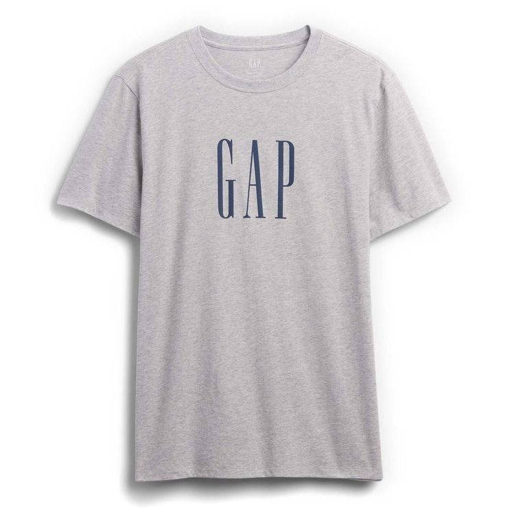 GAP 889543-00 Tričko s logem Everyday Soft Šedá
