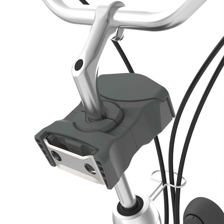 URBAN IKI Dětská sedačka na kolo s adaptérem přední Koge Hnědá/Kurumi Hnědá