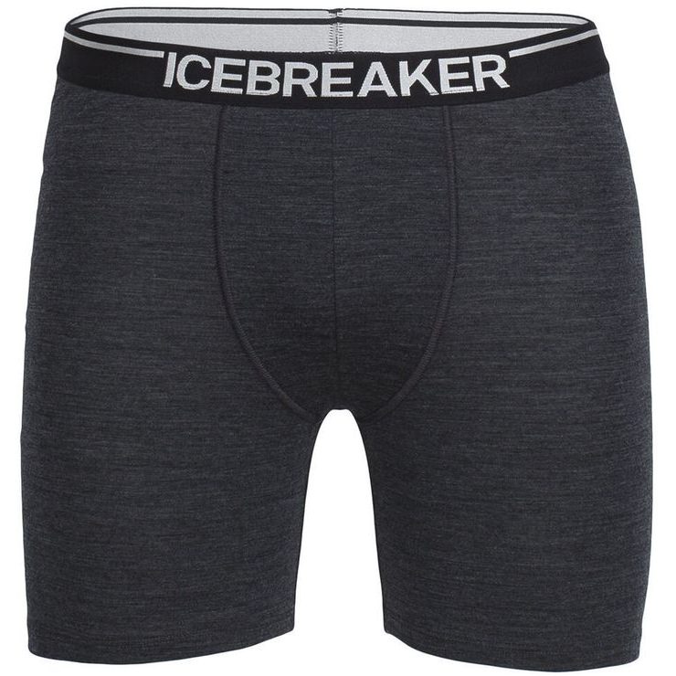 ICEBREAKER M Anatomica Long Boxers JET HTHR
