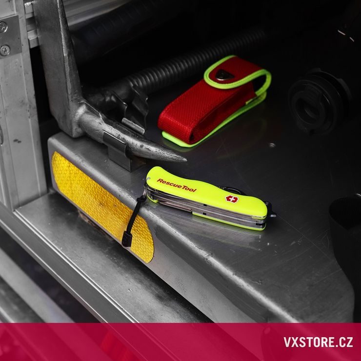 VICTORINOX RESCUE TOOL MW, 111 mm, žlutá luminescentní, blister