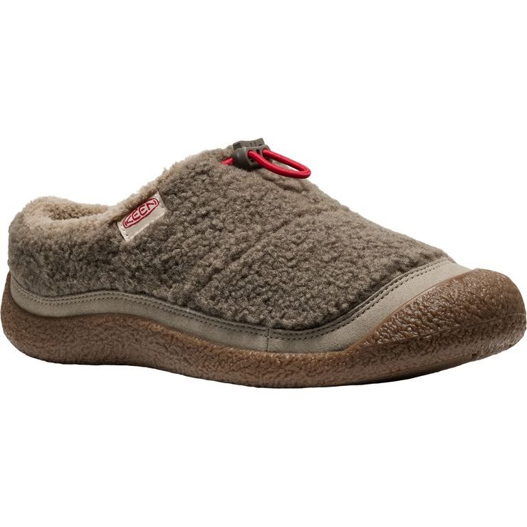 KEEN HOWSER III SLIDE WOMEN, brindle/brindle sherpa fleece