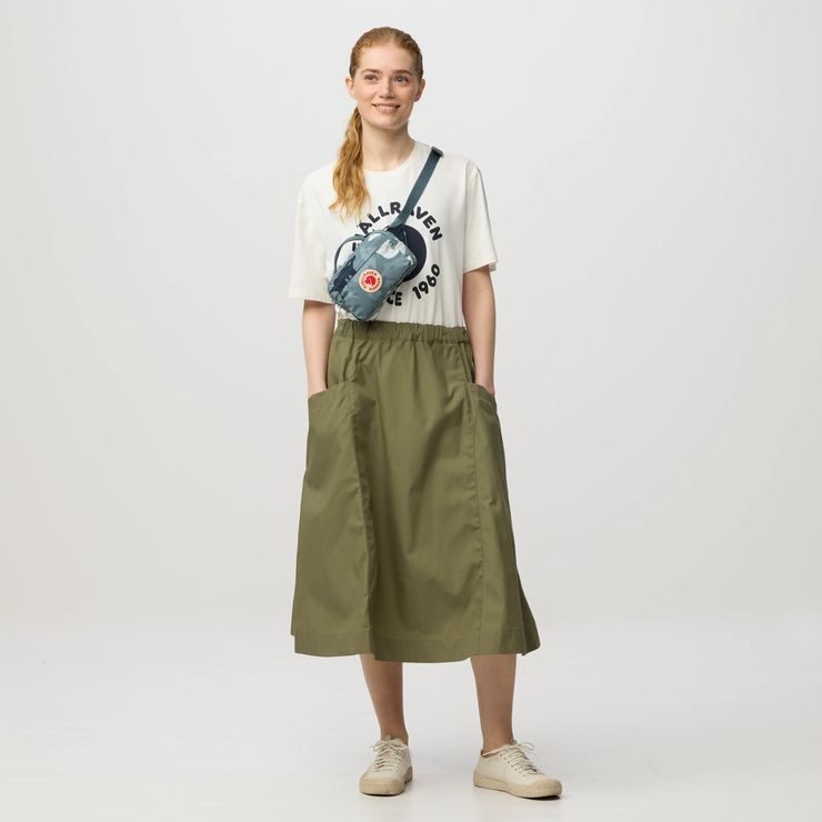 FJÄLLRÄVEN Kånken Graphics Hip Pack Nimbus Blue-Hidden Animals