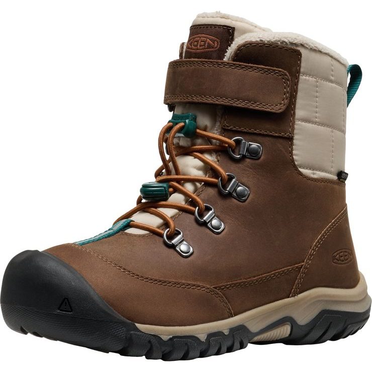 KEEN KANIBOU WP YOUTH, dark earth/roasted pecan