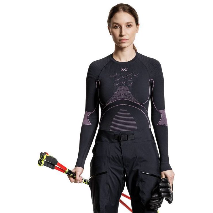 X-BIONIC X-BIONIC® ENERGY ACCUMULATOR 4.0 SHIRT LG SL WMN CHARCOAL/MAGNOLIA