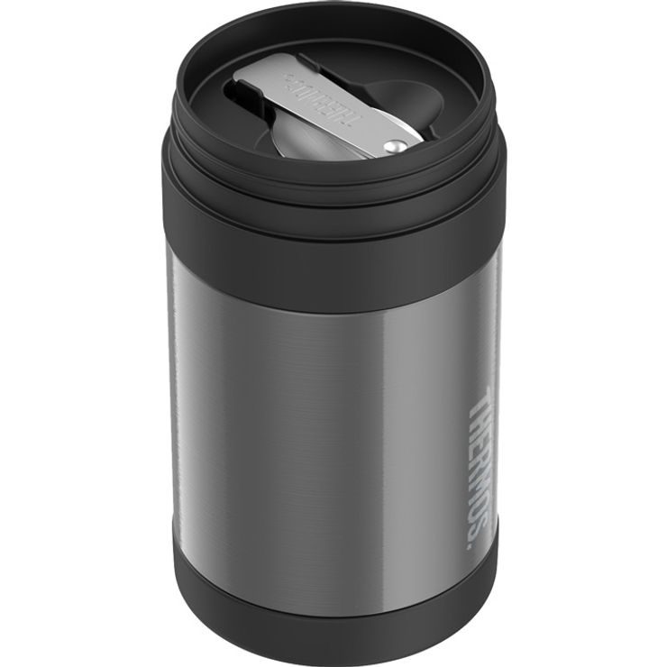 THERMOS Children's food thermos with spoon 470 ml black