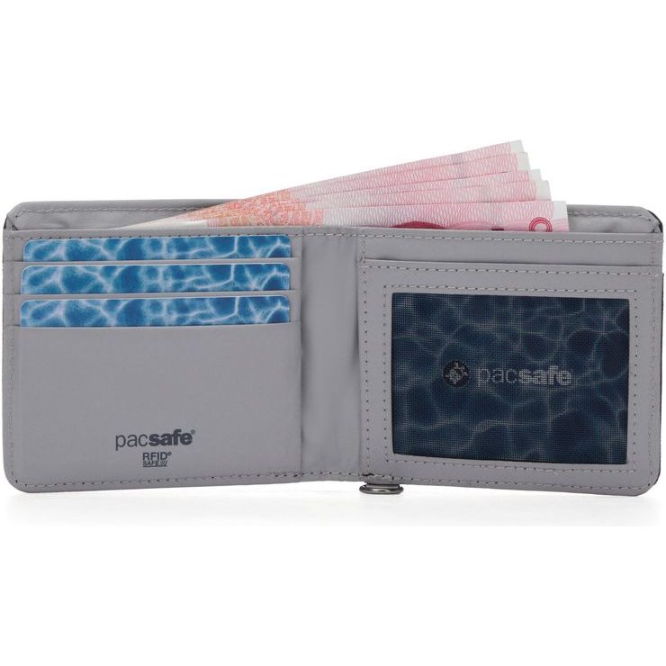 PACSAFE RFIDSAFE BIFOLD WALLET jet black