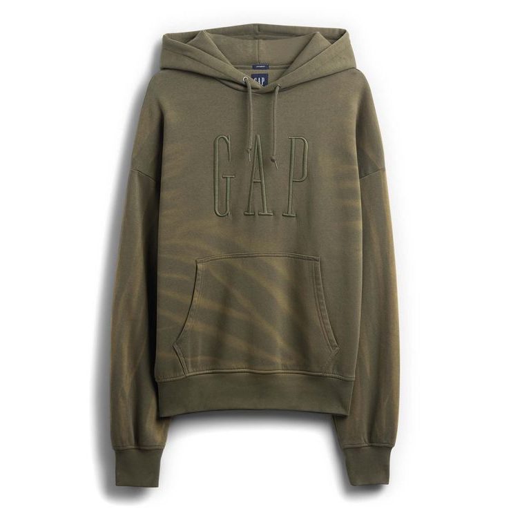 GAP 851641-00 Oversize mikina s logem VintageSoft Zelená