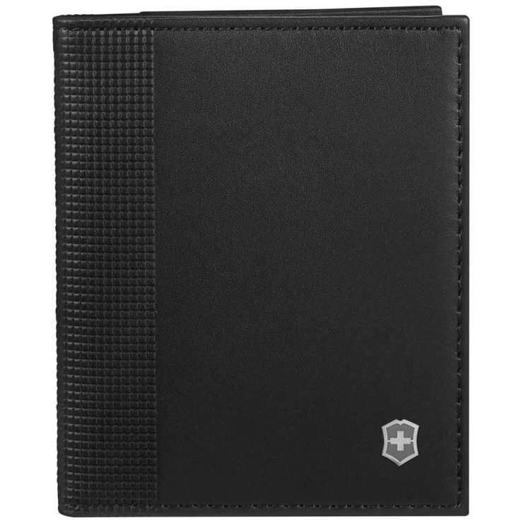 VICTORINOX Altius Alox Bi-Fold Card Case, Black