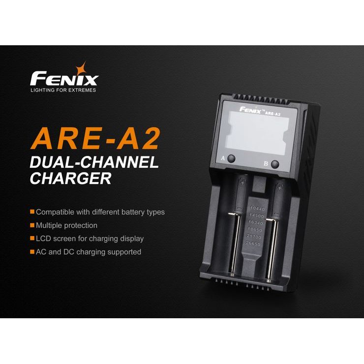 FENIX ARE-A2 (Li-ion, NiMH)