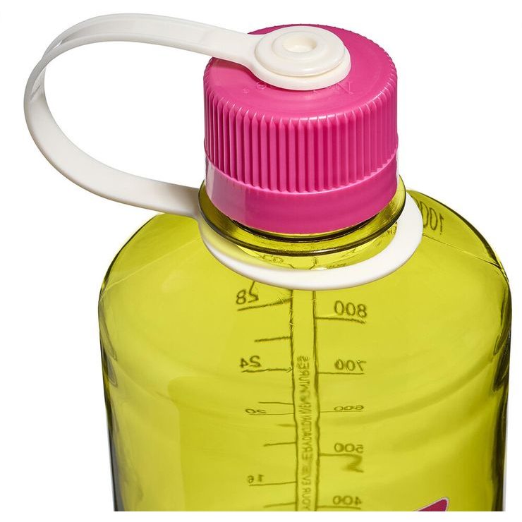 NALGENE Narrow Mouth 1000 ml Endive w/Fuchsia Purple