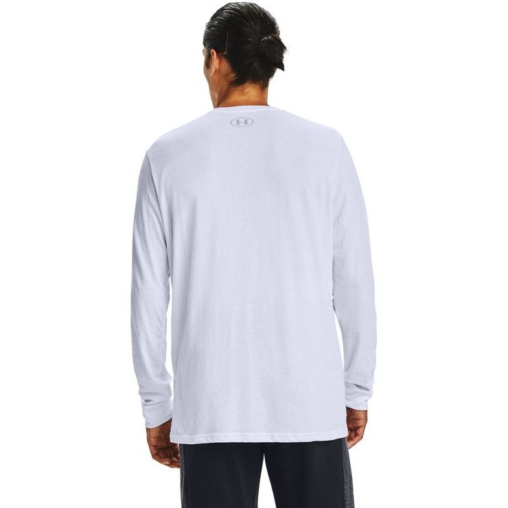 UNDER ARMOUR SPORTSTYLE LEFT CHEST LS, White / Black