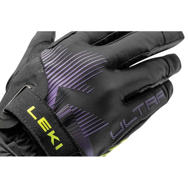 LEKI Ultratrail Storm TR, black-neonyellow-violeT