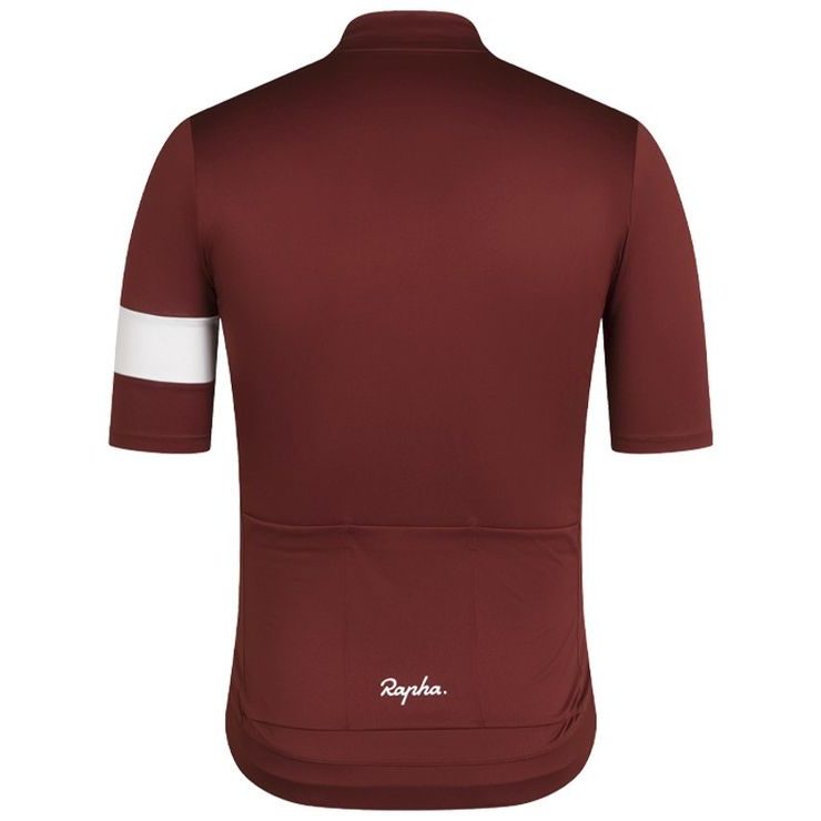 RAPHA Pánský cyklistický dres Core červená/bílá