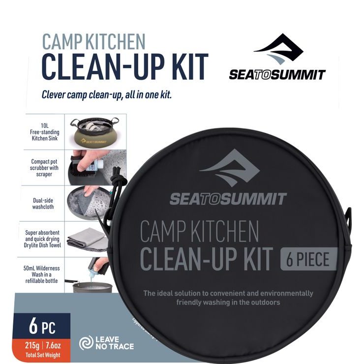 SEA TO SUMMIT Camp Kitchen Clean Up Kit - [6 Piece Default Title Assorted