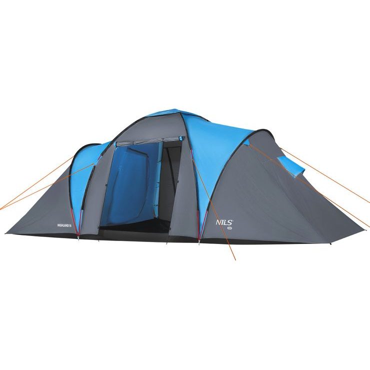 NILS Camp NC6431 Highland IV modrý/šedý