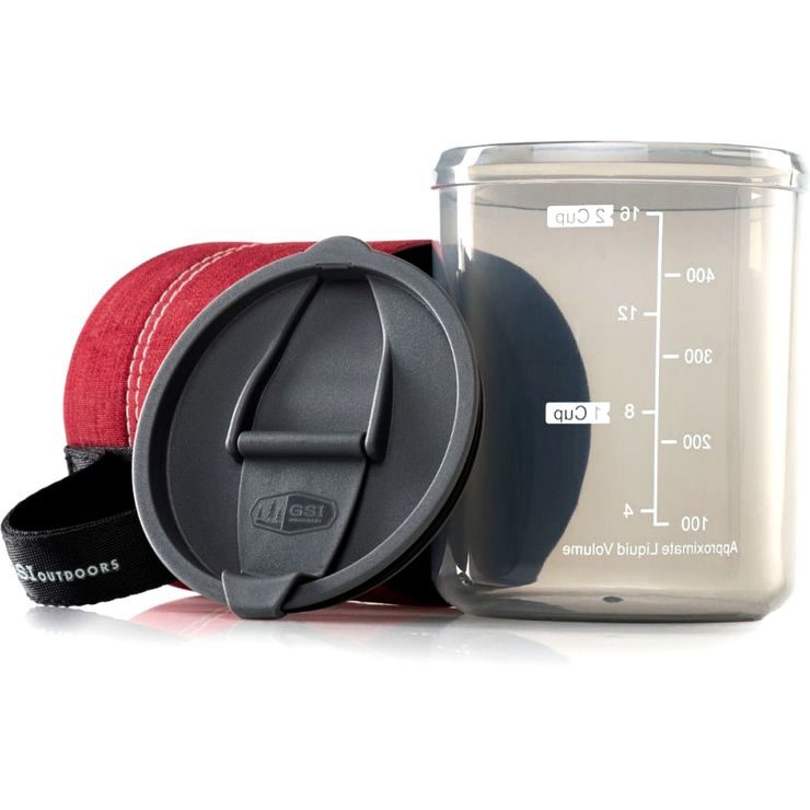 GSI OUTDOORS Infinity Backpacker Mug; 550ml; red