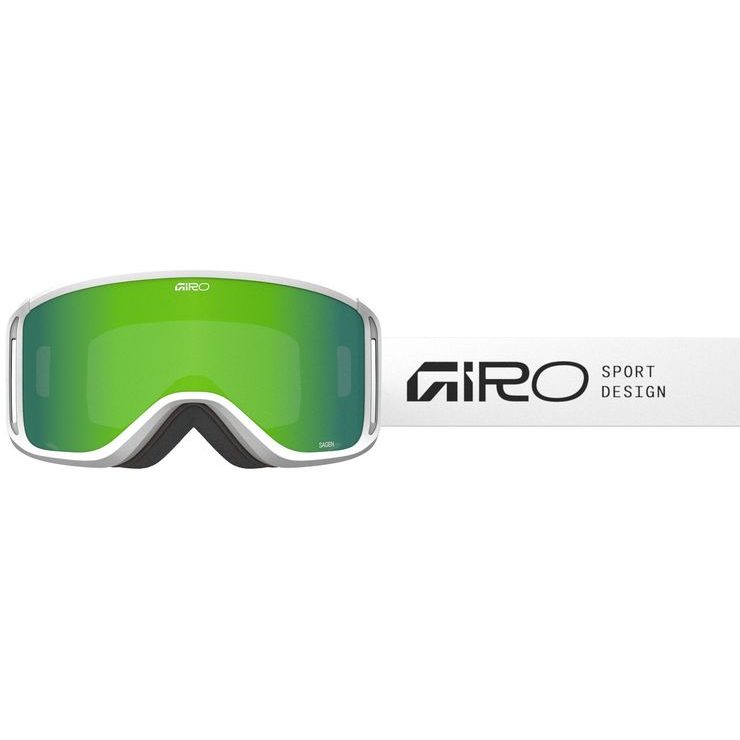 GIRO Sagen White Stacked-Loden Green/Yellow (2skla)