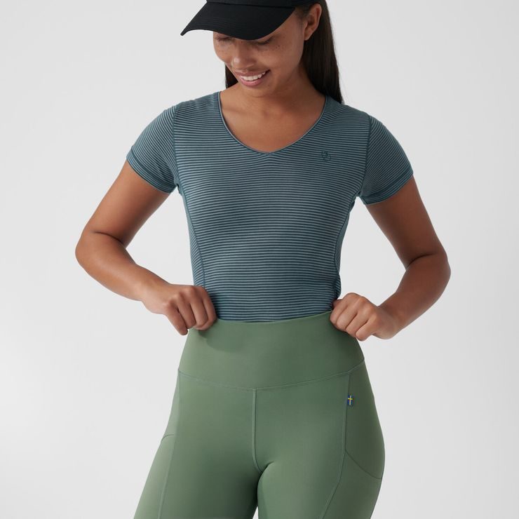 FJÄLLRÄVEN Abisko Tights W, Suede Brown