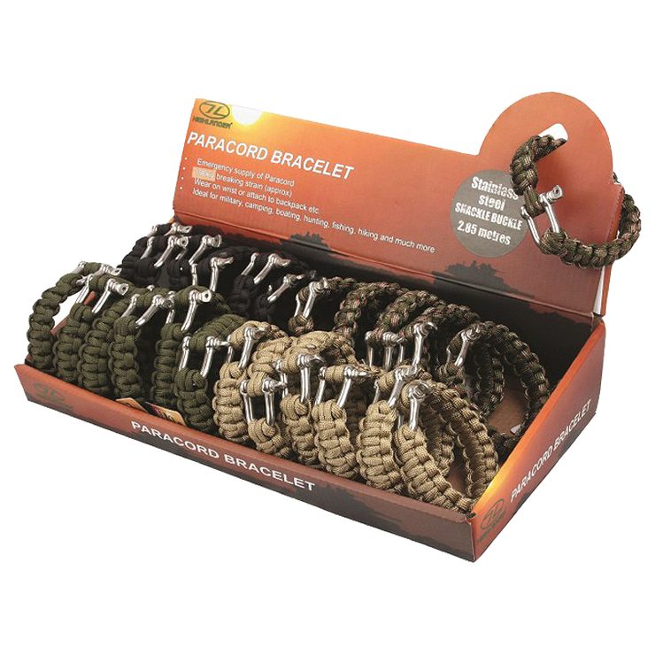 HIGHLANDER Paracord - metal clasp black