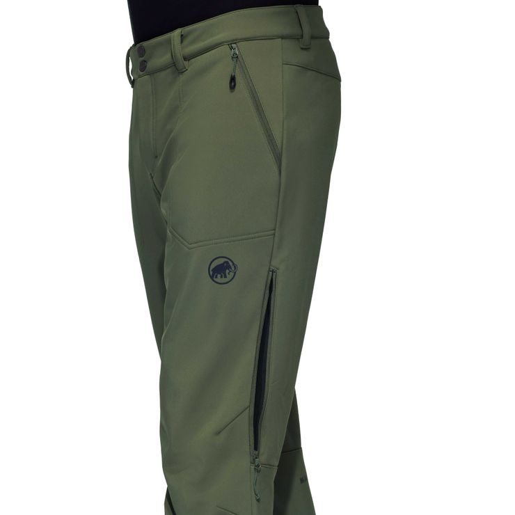MAMMUT Runbold Winter SO Pants Men dark marsh