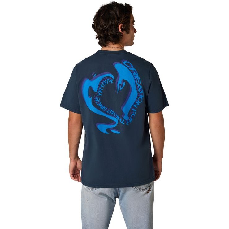 FOX Vision 195 Original Ss Tee Galaxy Blue