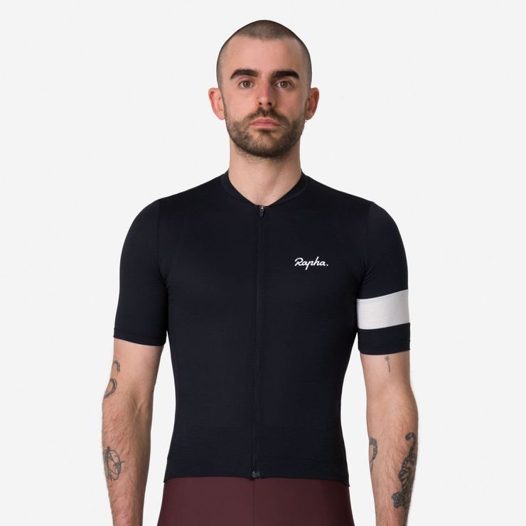 RAPHA JSY RPH 25 CORE LTWT černá/bílá