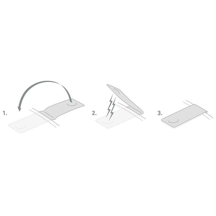 RASCAL CLIP-ON REFLECTORS, černá