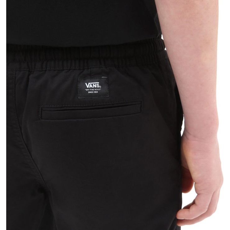 VANS BY RANGE ELASTIC WAIST PANT BOYS, black