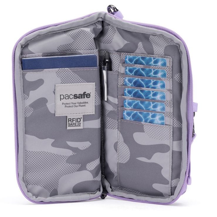 PACSAFE GO TECH CROSSBODY lavender