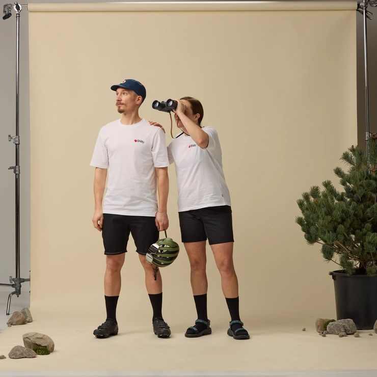 FJÄLLRÄVEN Hoja Hybrid Shorts W Navy