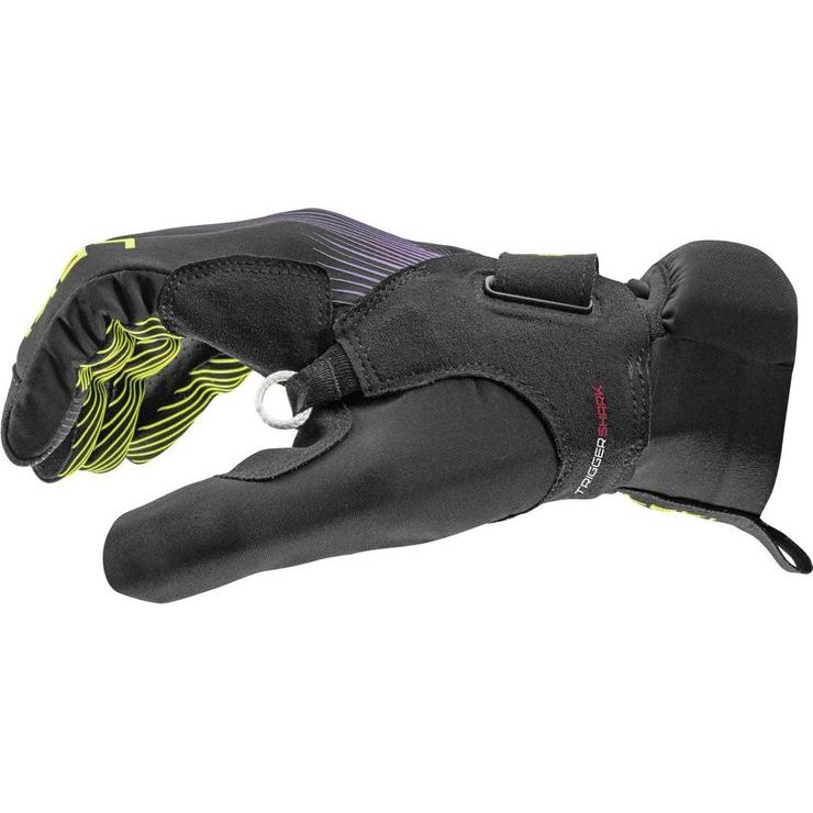LEKI Ultratrail Storm TR, black-neonyellow-violeT