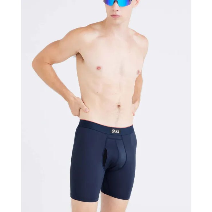 SAXX MULTI-SPORT MESH BOXER BRIEF FLY 3PK wavelength/navy/black