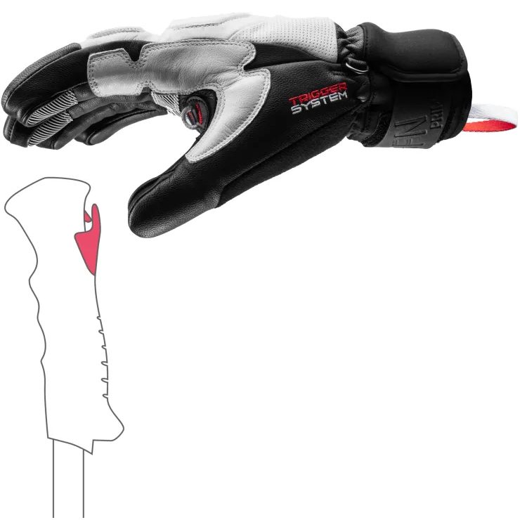 LEKI Griffin Prime 3D white-black-graphite