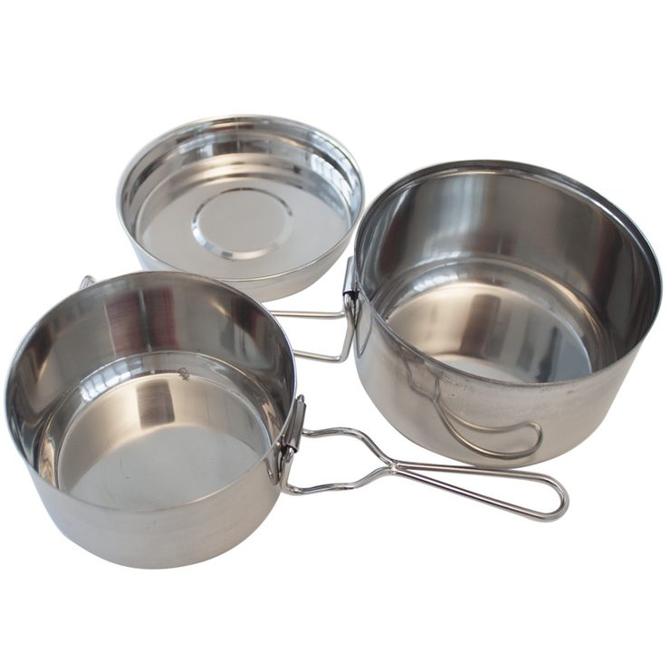 YATE BASIC casserole 3 pieces, stainless steel