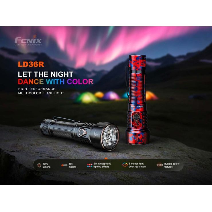 FENIX LD36R 3600 lm černá