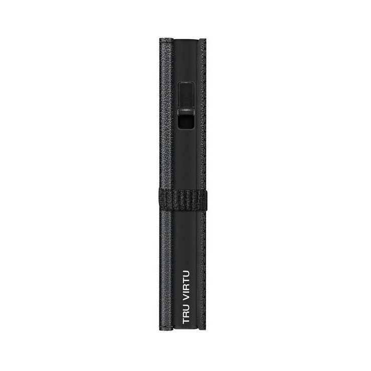 TRU VIRTU Wallet C&S Strap Cross Nappa Black Black/Black