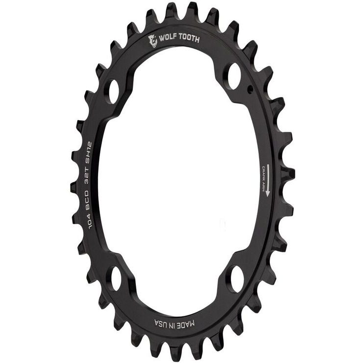 WOLF TOOTH 104x34 BCD pro Shimano 12 SPD