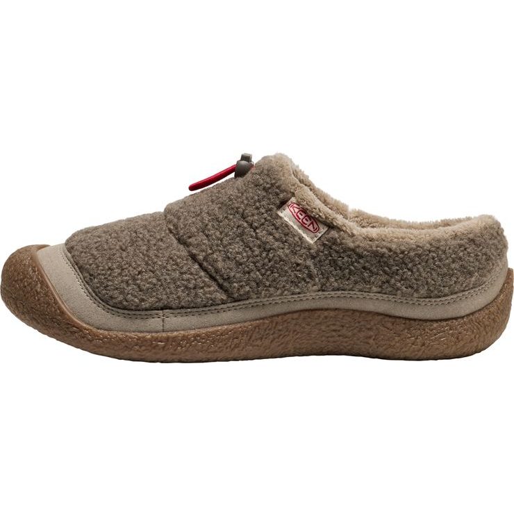 KEEN HOWSER III SLIDE WOMEN, brindle/brindle sherpa fleece