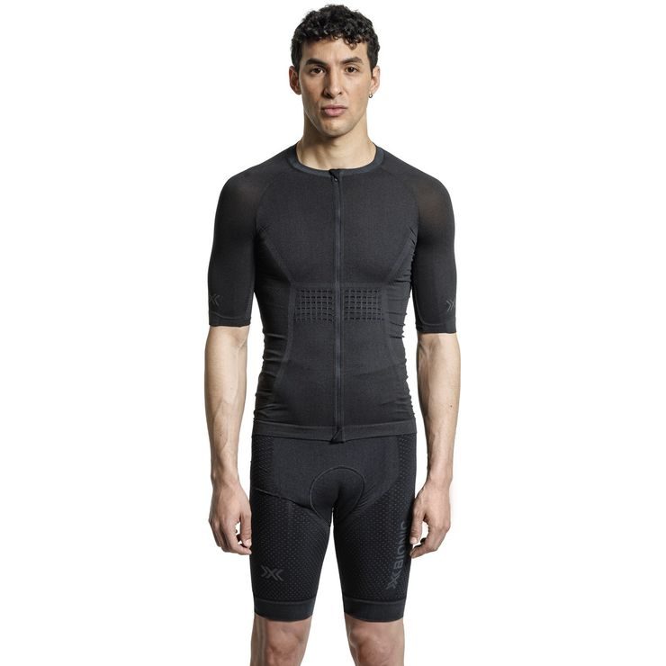 X-BIONIC XCEED RIDE JERSEY SS MEN X Black/Rhino Grey