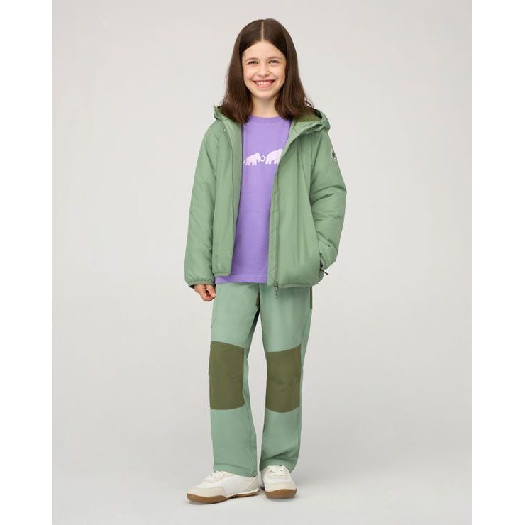 MAMMUT Rime IN Hooded Jacket Kids willow