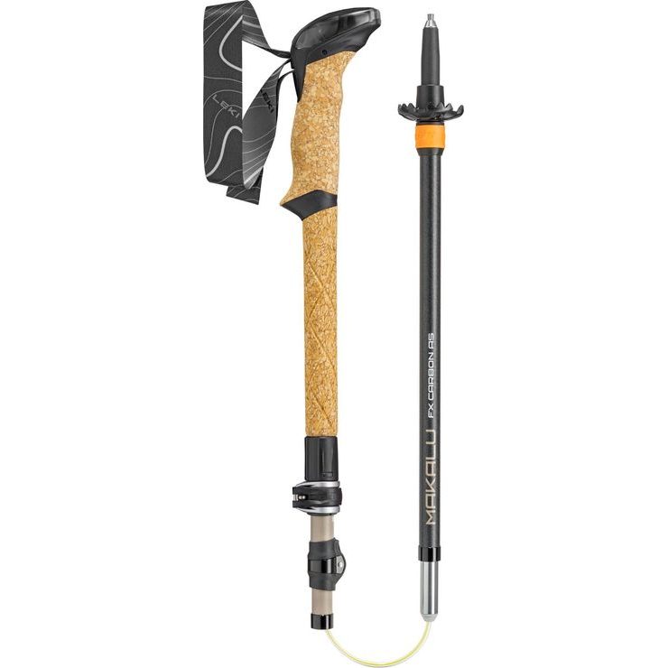 LEKI Makalu FX Carbon AS 100-120 cm, pale clay light-white-black