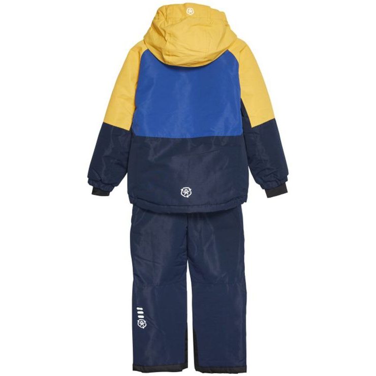 COLOR KIDS Ski Set - Colorblock, total eclipse
