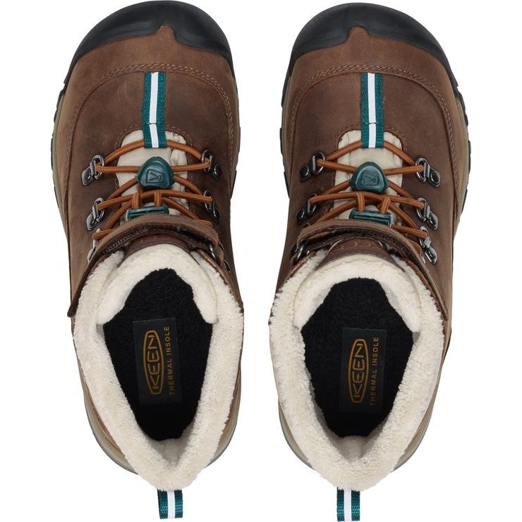 KEEN KANIBOU WP YOUTH, dark earth/roasted pecan