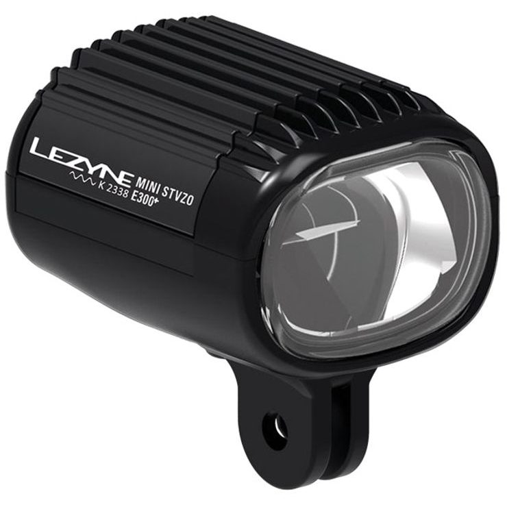 LEZYNE E-BIKE MINI StVZO E300+ FRONT / MATTE BLACK