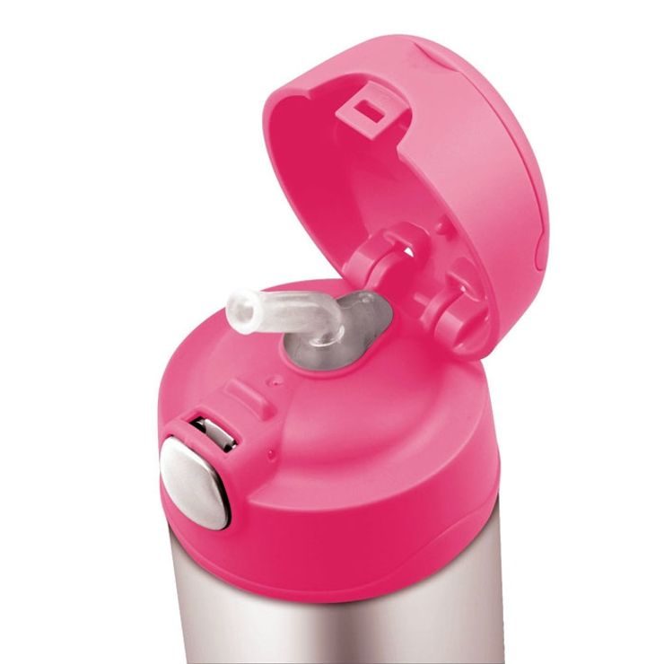 THERMOS Baby thermos with straw 470 ml pink
