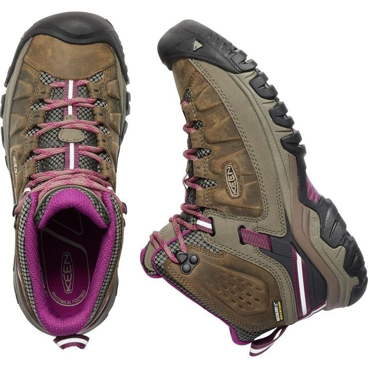 KEEN TARGHEE III MID WP W weiss/boysenberry