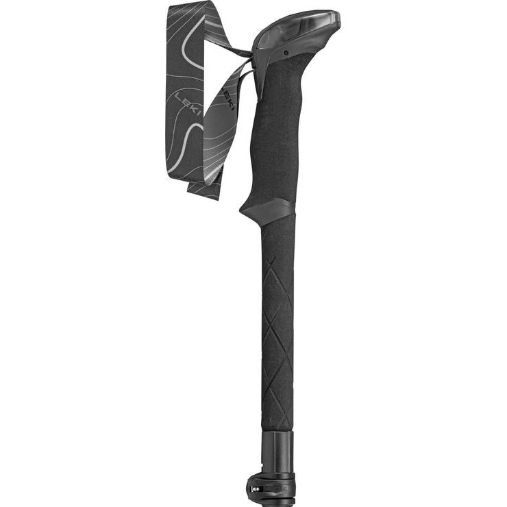 LEKI Makalu FX TA 110-130 cm, black-stone blue dark-white
