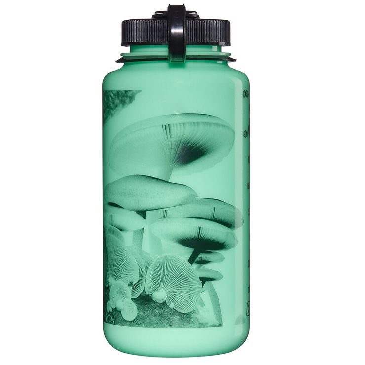 NALGENE WIDE MOUTH 1000 ML Glow w/Black Mushrooms