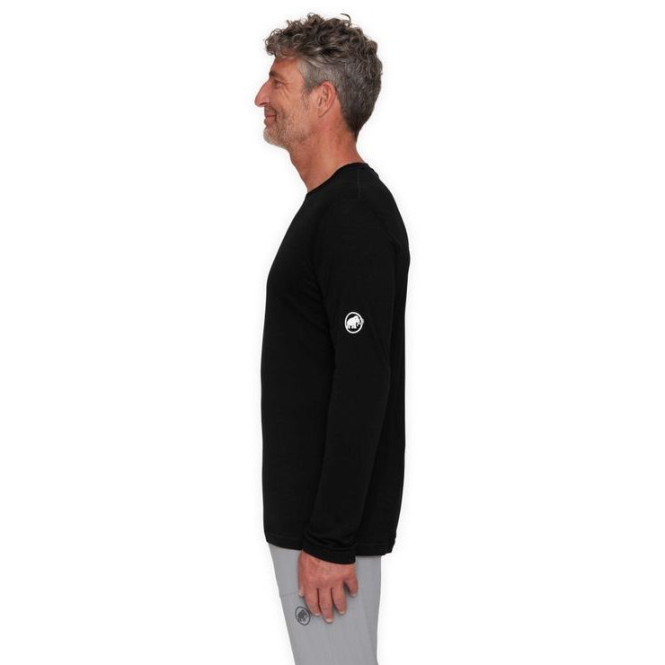 MAMMUT Tree Wool FL Longsleeve Men black
